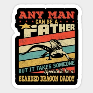 Bearded Dragon Daddy Fathers Fathers Day Sticker